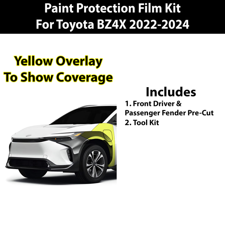 Precut Premium Paint Protection Film Clear Bra PPF Decal Film Kit Cover Fits Toyota BZ4X 2022 - 2024 - Bogar Tech Designs