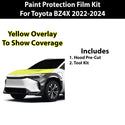 Precut Premium Paint Protection Film Clear Bra PPF Decal Film Kit Cover Fits Toyota BZ4X 2022-2024