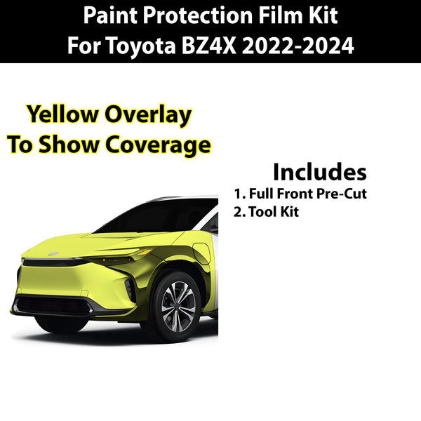 Precut Premium Paint Protection Film Clear Bra PPF Decal Film Kit Cover Fits Toyota BZ4X 2022-2024