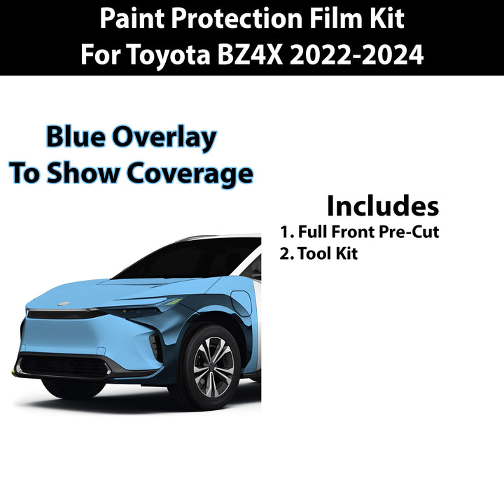 Precut Premium Paint Protection Film Clear Bra PPF Decal Film Kit Cover Fits Toyota BZ4X 2022 - 2024 - Bogar Tech Designs