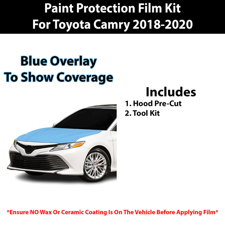Fits Toyota Camry LE/XLE 2018 - 2020 Precut Premium Paint Protection Film Clear Bra PPF Decal Film Kit Cover - Bogar Tech Designs