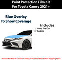 Fits Toyota Camry XSE 2021-2024 Precut Premium Paint Protection Film Clear Bra PPF Decal Film Kit Cover