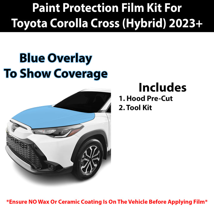 Fits Toyota Corolla Cross Hybrid (S & SE & XSE) 2023+ Precut Premium Paint Protection Film Clear Bra PPF Decal Film Kit Cover - Bogar Tech Designs