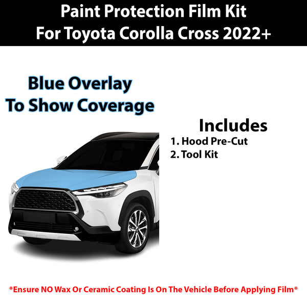 Fits Toyota Corolla Cross (L & LE & XLE) 2022+ Precut Premium Paint Protection Film Clear Bra PPF Decal Film Kit Cover