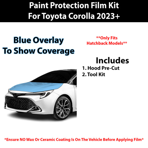 Fits Toyota Corolla Hatchback 2023+ Precut Premium Paint Protection Film Clear Bra PPF Decal Film Kit Cover