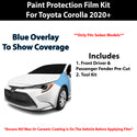 Fits Toyota Corolla (L & LE & XLE) Sedan 2020+ Precut Premium Paint Protection Film Clear Bra PPF Decal Film Kit Cover