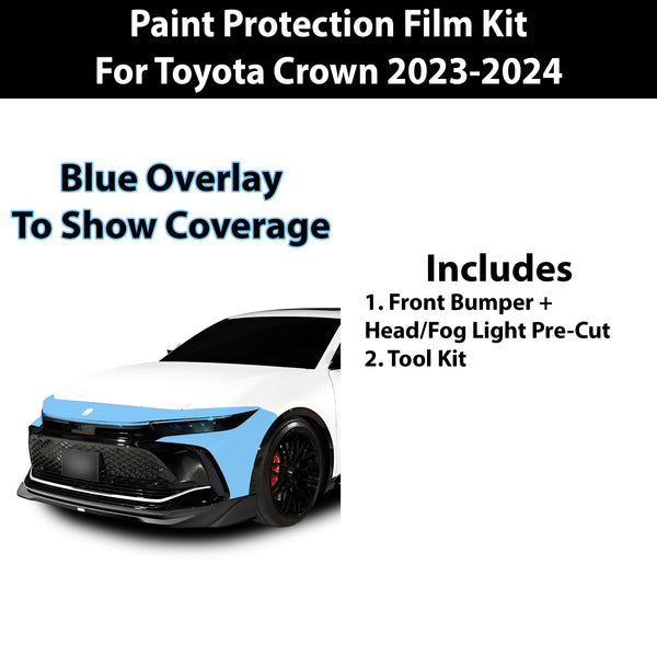 Fits Toyota Crown 2023+ Precut Premium Paint Protection Film Clear Bra PPF Decal Film Kit