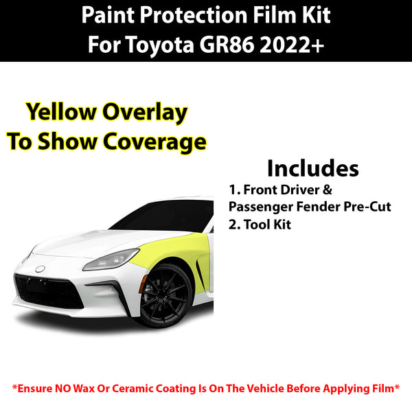 Fits Toyota GR86 2022+ Precut Premium Paint Protection Film Clear Bra PPF Decal Film Kit Cover