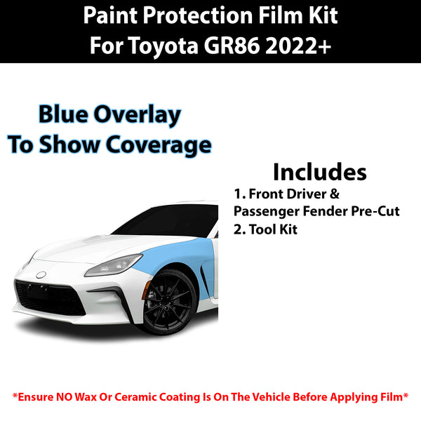 Fits Toyota GR86 2022+ Precut Premium Paint Protection Film Clear Bra PPF Decal Film Kit Cover