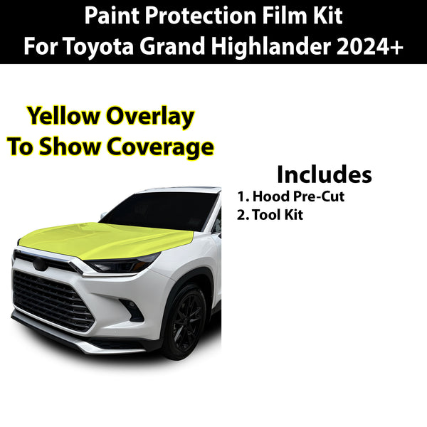 Fits Toyota Grand Highlander 2024+ Precut Premium Paint Protection Film Clear Bra PPF Decal Film Kit Coverage