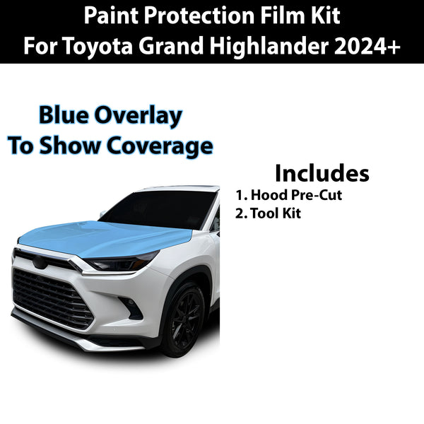 Fits Toyota Grand Highlander 2024+ Precut Premium Paint Protection Film Clear Bra PPF Decal Film Kit Coverage