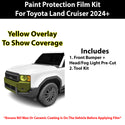 Fits Toyota Land Cruiser 2024+ Precut Premium Paint Protection Film Clear Bra PPF Decal Film Kit Cover