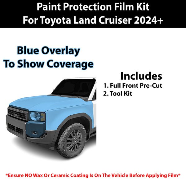 Fits Toyota Land Cruiser 2024+ Precut Premium Paint Protection Film Clear Bra PPF Decal Film Kit Cover