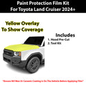 Fits Toyota Land Cruiser 2024+ Precut Premium Paint Protection Film Clear Bra PPF Decal Film Kit Cover