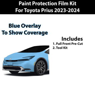 Precut Premium Paint Protection Film Clear Bra PPF Decal Film Kit Cover Fits Toyota Prius 2023-2024