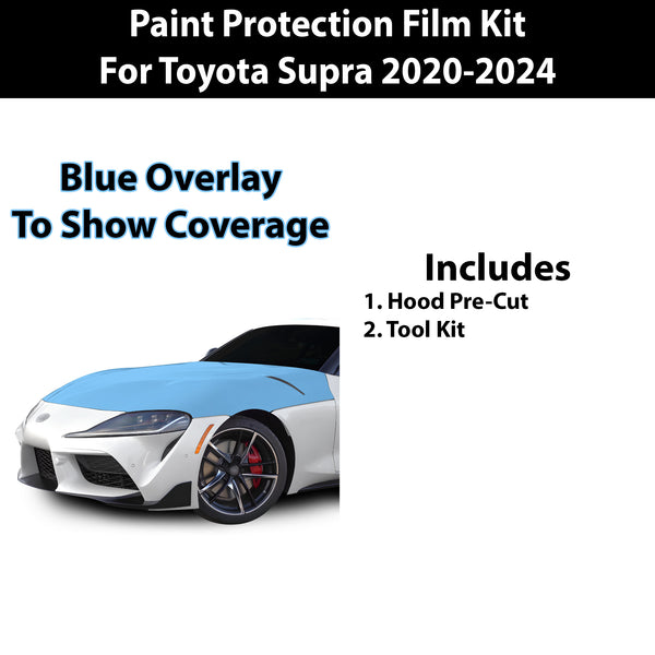 Fits Toyota Supra 2020+ Precut Premium Paint Protection Film Clear Bra PPF Decal Film Kit Coverage