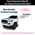 Fits Toyota Tacoma (TRD/Sport) 2016-2023 Precut Premium Paint Protection Film Clear Bra PPF Decal Film Kit