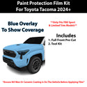 Fits Toyota Tacoma (TRD Sport & Limited) 2024+ Precut Premium Paint Protection Film Clear Bra PPF Decal Film Kit Cover