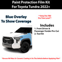 Fits Toyota Tundra (TRD Pro) 2022+ Precut Premium Paint Protection Film Clear Bra PPF Decal Film Kit Cover