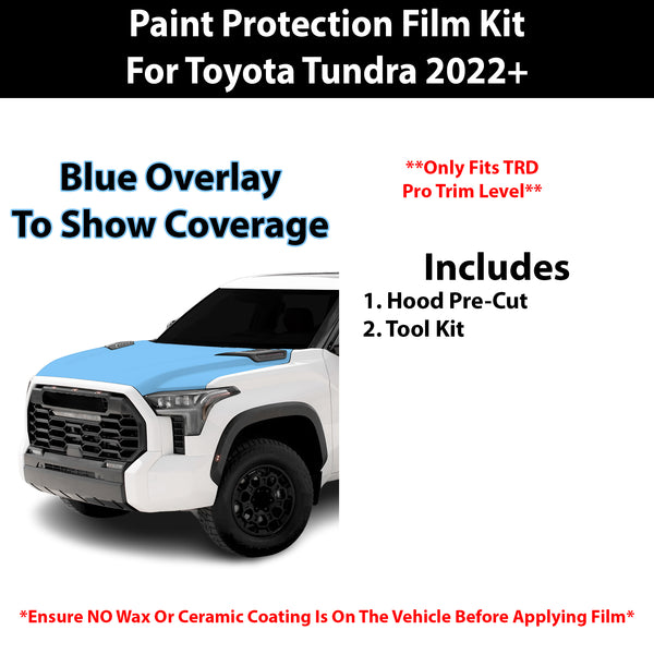 Fits Toyota Tundra (TRD Pro) 2022+ Precut Premium Paint Protection Film Clear Bra PPF Decal Film Kit Cover