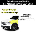 Fits Volkswagen Atlas 2021-2023 Precut Premium Paint Protection Film Clear Bra PPF Decal Film Kit