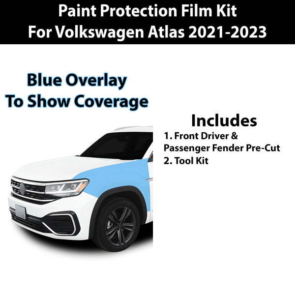 Fits Volkswagen Atlas 2021-2023 Precut Premium Paint Protection Film Clear Bra PPF Decal Film Kit