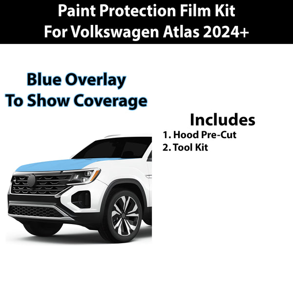 Precut Premium Paint Protection Film Clear Bra PPF Decal Film Kit Cover Fits Volkswagen Atlas 2024 2025