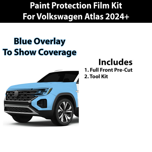 Precut Premium Paint Protection Film Clear Bra PPF Decal Film Kit Cover Fits Volkswagen Atlas 2024 2025