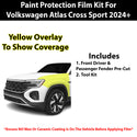 Fits VW Atlas Cross Sport (SEL R-Line & SEL Premium R-Line) 2024+ Precut Premium Paint Protection Film Clear Bra PPF Decal Film Kit Cover