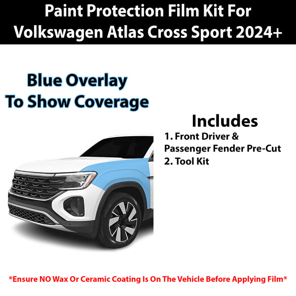 Fits VW Atlas Cross Sport (SE & SEL) 2024+ Precut Premium Paint Protection Film Clear Bra PPF Decal Film Kit Cover