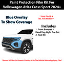 Fits VW Atlas Cross Sport (SE & SEL) 2024+ Precut Premium Paint Protection Film Clear Bra PPF Decal Film Kit Cover