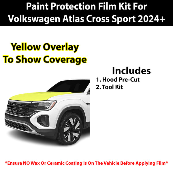 Fits VW Atlas Cross Sport (SEL R-Line & SEL Premium R-Line) 2024+ Precut Premium Paint Protection Film Clear Bra PPF Decal Film Kit Cover