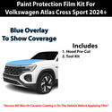 Fits VW Atlas Cross Sport (SE & SEL) 2024+ Precut Premium Paint Protection Film Clear Bra PPF Decal Film Kit Cover