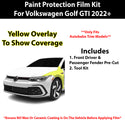 Fits VW Golf GTI (Autobahn) 2022+ Precut Premium Paint Protection Film Clear Bra PPF Decal Film Kit Cover