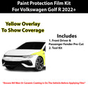 Fits VW Golf R 2022+ Precut Premium Paint Protection Film Clear Bra PPF Decal Film Kit Cover