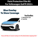 Fits VW Golf R 2022+ Precut Premium Paint Protection Film Clear Bra PPF Decal Film Kit Cover