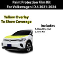 Precut Premium Paint Protection Film Clear Bra PPF Decal Film Kit Cover Fits Volkswagen ID.4 2021-2024