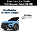 Precut Premium Paint Protection Film Clear Bra PPF Decal Film Kit Cover Fits Volkswagen Taos 2022-2024