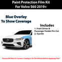 Fits Volvo S60 (R-Design & Core & Plus & Ultimate) 2019+ Precut Premium Paint Protection Film Clear Bra PPF Decal Film Kit Cover