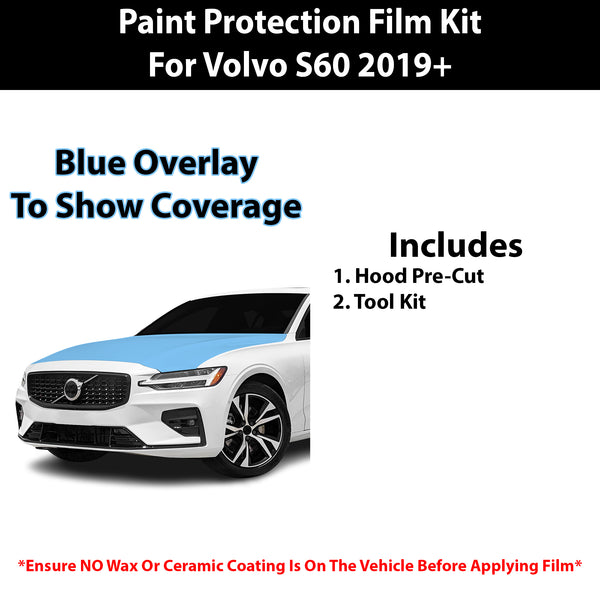 Fits Volvo S60 (R-Design & Core & Plus & Ultimate) 2019+ Precut Premium Paint Protection Film Clear Bra PPF Decal Film Kit Cover