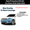 Precut Premium Paint Protection Film Clear Bra PPF Decal Film Kit Cover Fits Volvo XC90 2020-2024