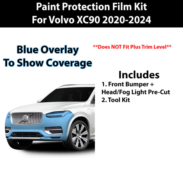 Precut Premium Paint Protection Film Clear Bra PPF Decal Film Kit Cover Fits Volvo XC90 2020-2024