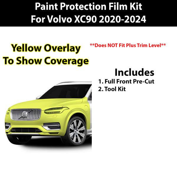 Precut Premium Paint Protection Film Clear Bra PPF Decal Film Kit Cover Fits Volvo XC90 2020-2024