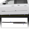 Vinyl Chrome Delete Grille Side Window Rear Blackout Decal Stickers Overlay Film Fits Cadillac Escalade 2015-2020