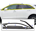 Vinyl Chrome Delete Grille Side Window Rear Blackout Decal Stickers Overlay Film Fits Cadillac XT5 2017-2024