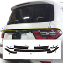 Vinyl Chrome Delete Grille Side Window Rear Blackout Decal Stickers Overlay Film Fits Nissan Armada