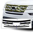 Vinyl Chrome Delete Grille Window Wheel Blackout Decal Stickers Overlay Film Fits Ford Explorer