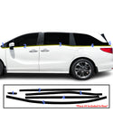 Vinyl Chrome Delete Front Grille Side Window Trim Blackout Decal Stickers Overlay Film Fits Honda Odyssey