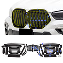 Fits BMW X6 2019-2023 Vinyl Chrome Delete Grille Blackout Decal Stickers Overlay Film