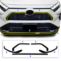 Vinyl Chrome Delete Grille Side Window Rear Wheel Blackout Decal Stickers Overlay Film Fits Toyota Rav4 2019-2023